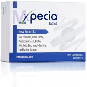 D6478 XPECIA – Anticaída del cabello para hombres, 60 pastillas